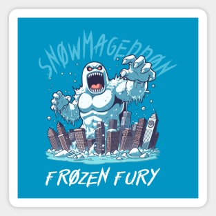 Snowmageddon Frozen Fury Magnet